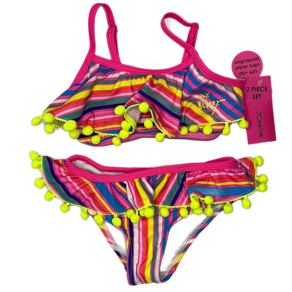 Betsey Johnson Two-Piece Girls Swimwear